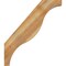 Ekena Millwork 4"W x 28"D x 32"H Funston Rough Sawn Knee Brace, Western Red Cedar BRC04X28X32FST00RWR - alternate 4